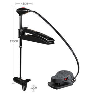 55 lb stuwkracht voetbediende trollingmotor