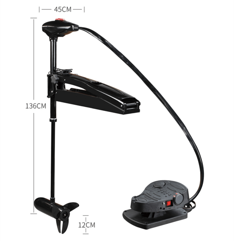 55 lb Thrust Foot Controlled Trolling Motor for Kayak HK